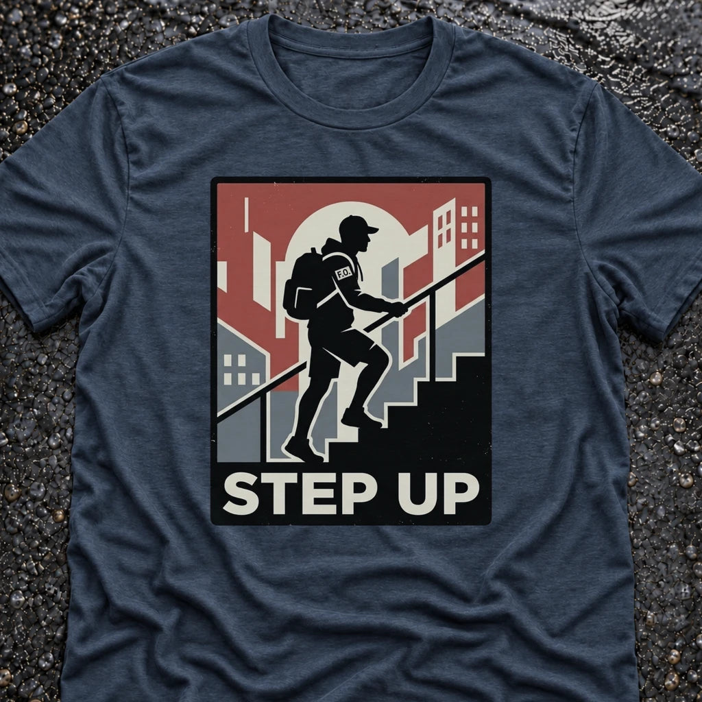 Freedom Ops STEP UP T-shirt in indigo