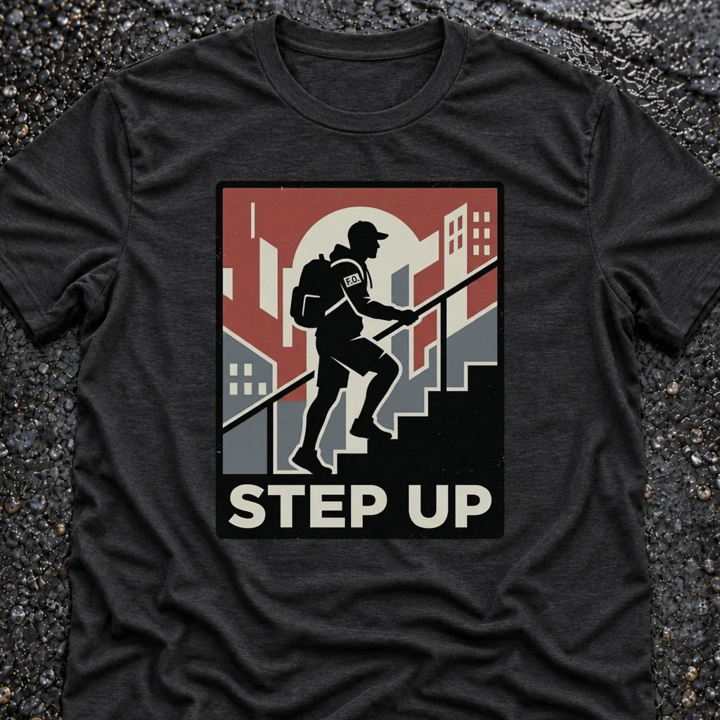 Freedom Ops STEP UP T-shirt in vintage black