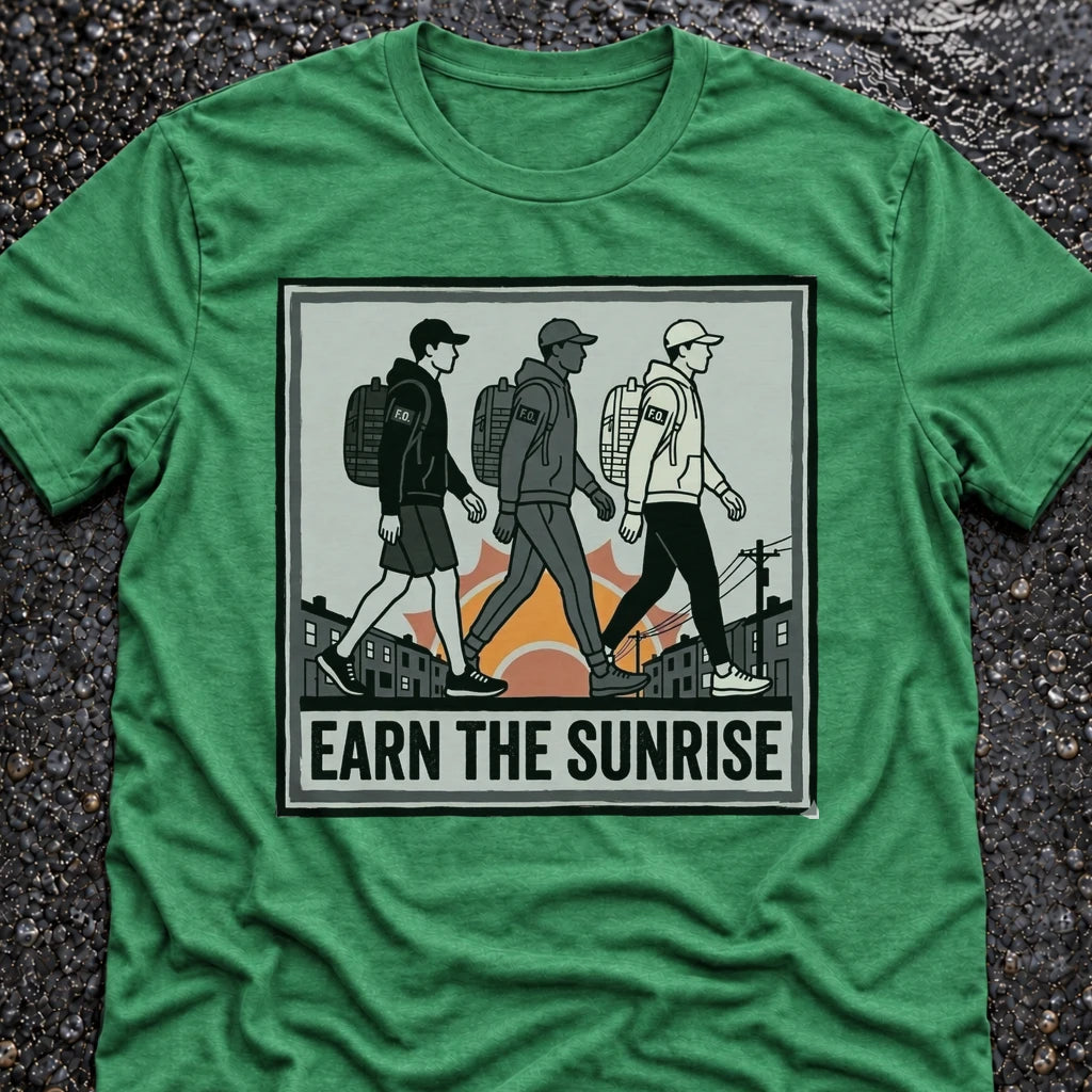 Freedom Ops SUNRISE T-shirt in envy green