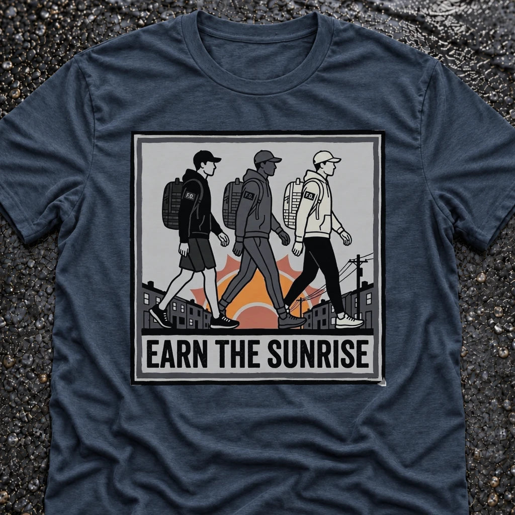 Freedom Ops SUNRISE T-shirt in indigo