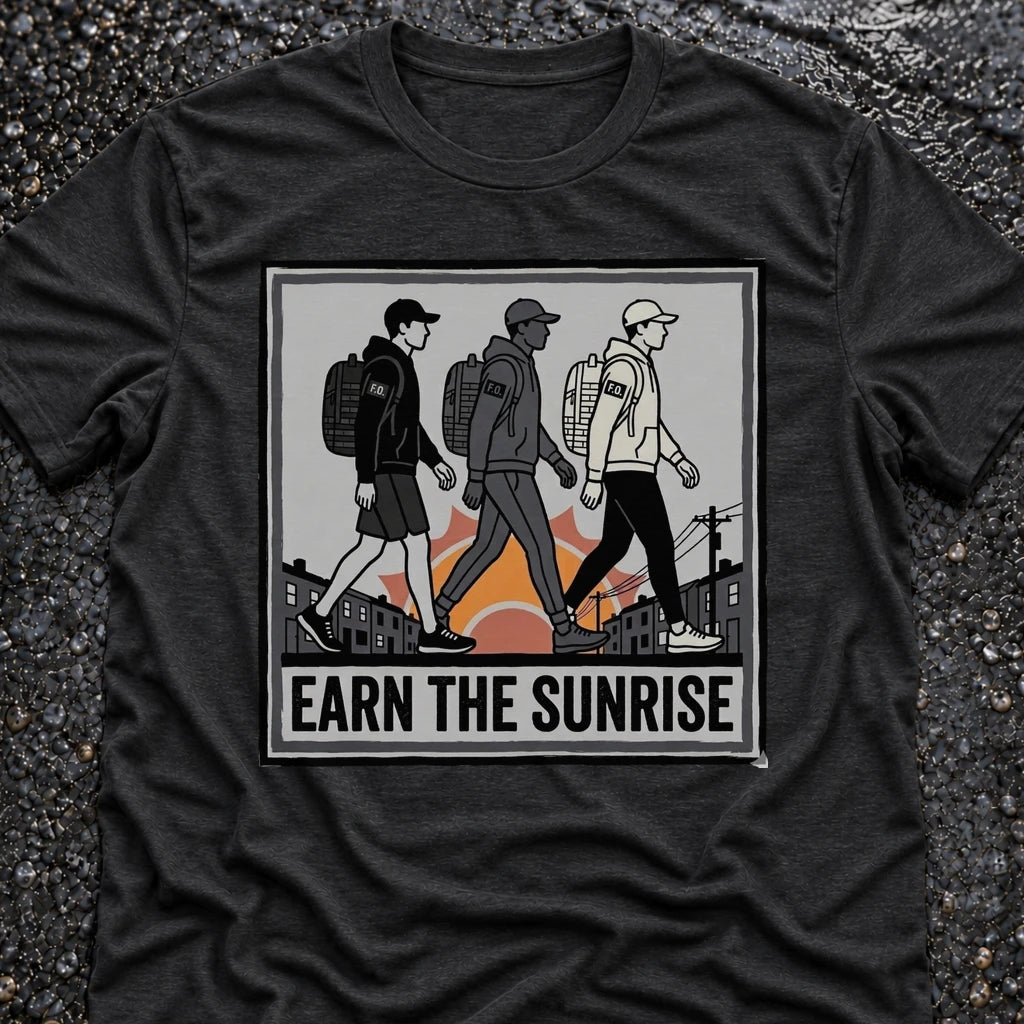 Freedom Ops SUNRISE T-shirt in vintage black