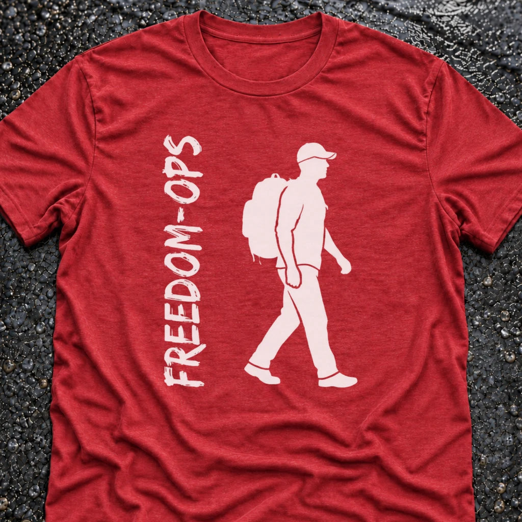 Freedom Ops SOLO RUCKER T-shirt in vintage red