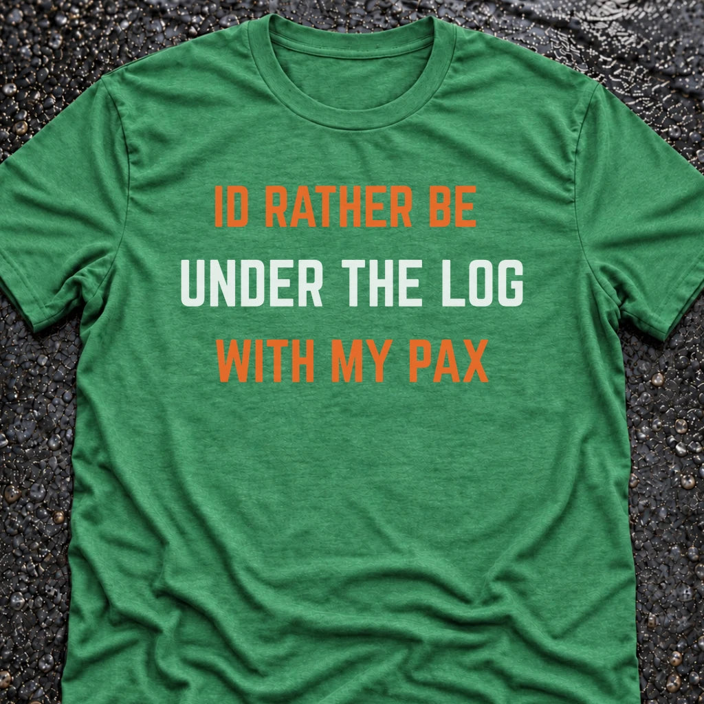 Freedom Ops UNDER THE LOG T-shirt in envy green
