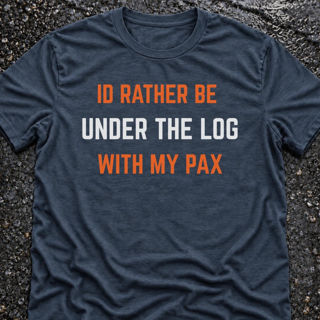 Freedom Ops UNDER THE LOG T-shirt in indigo