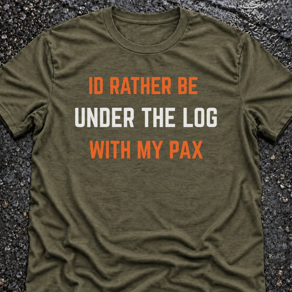 Freedom Ops UNDER THE LOG T-shirt in military green