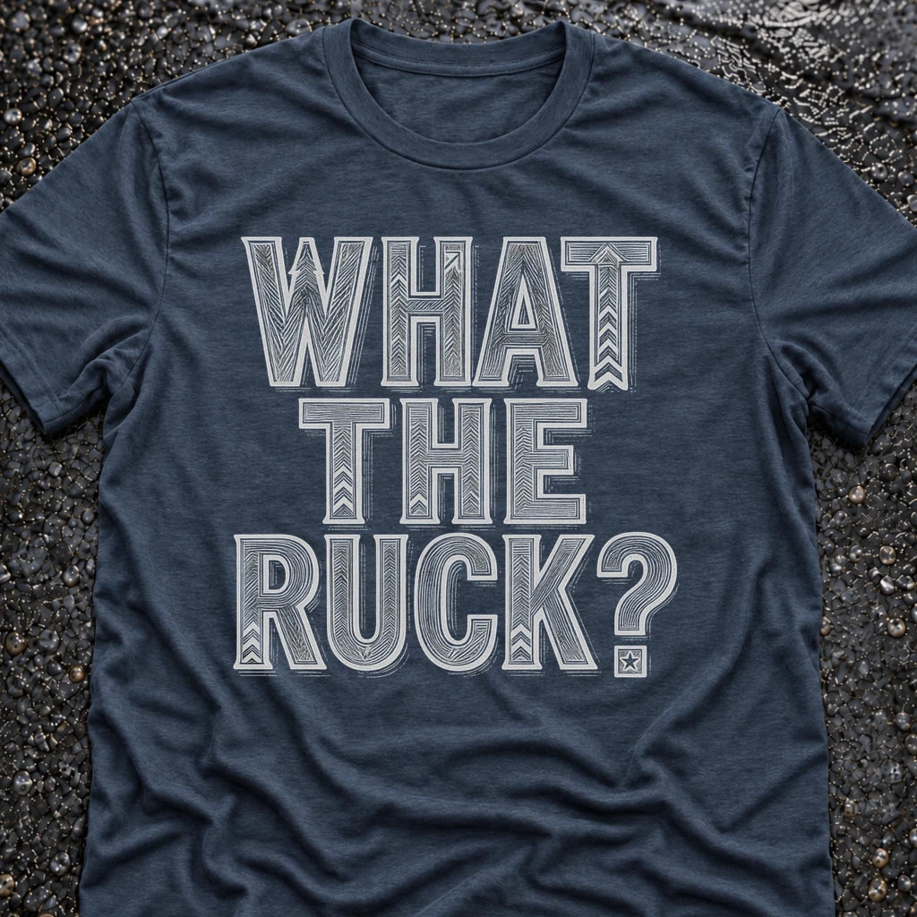 Freedom Ops WHAT THE RUCK T-shirt in indigo