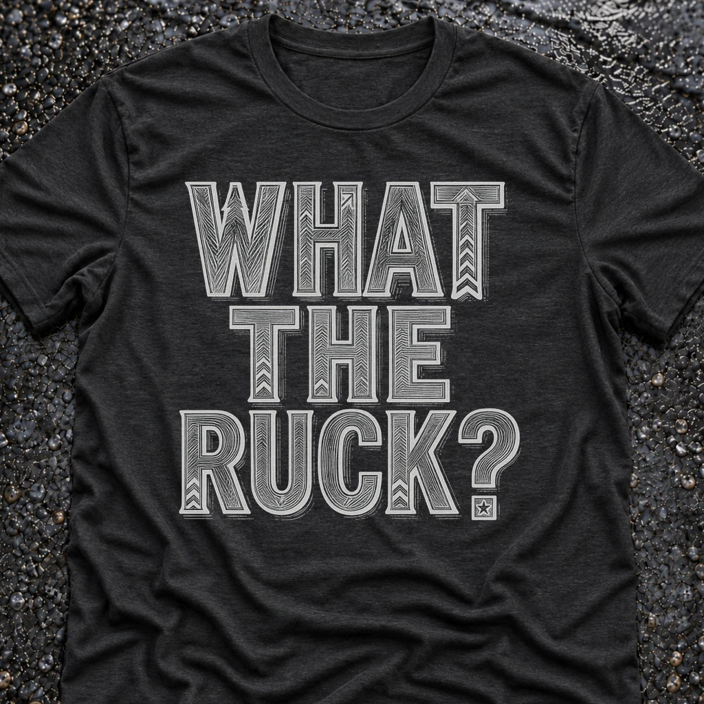 Freedom Ops WHAT THE RUCK T-shirt in vintage black